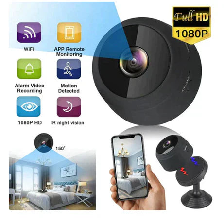 Mega Sale Offer - Mini Portable Wireless A9 Mini Security Camera 1080P HD