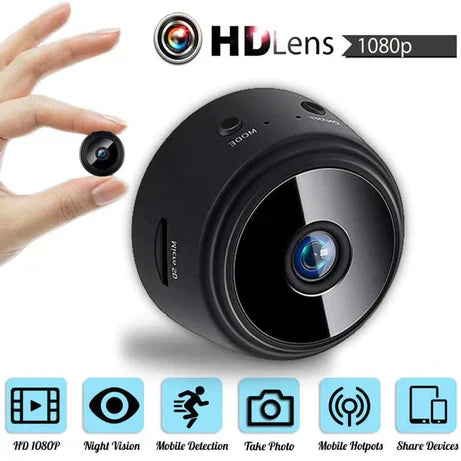 Mega Sale Offer - Mini Portable Wireless A9 Mini Security Camera 1080P HD